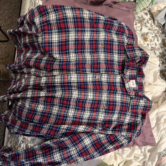 Men’s Plaid Flannel Shirt - Picture 2 of 2